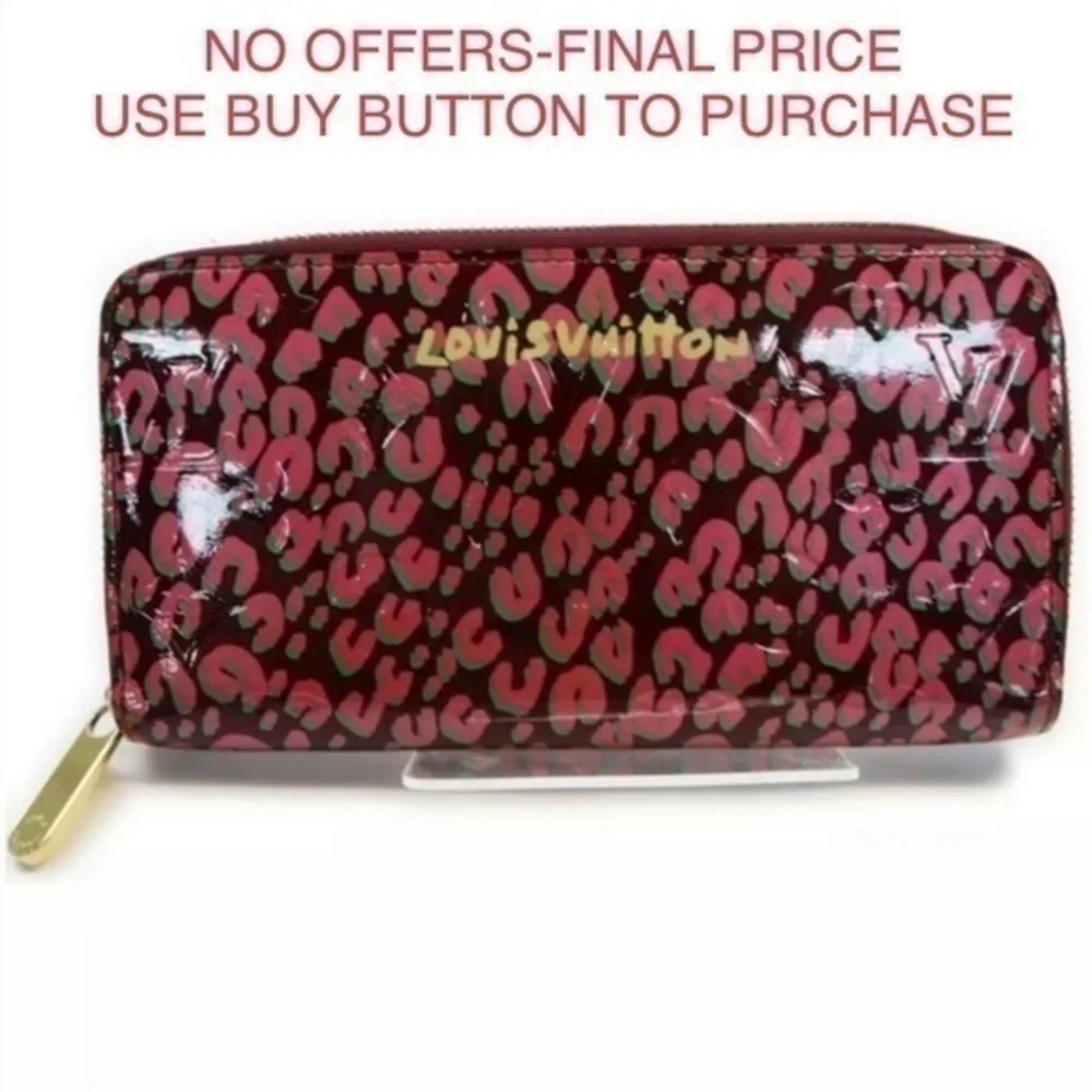 Louis Vuitton Vernis Graffiti Zippy Wallet